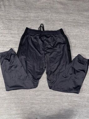 STARTER Men's Black Athletic Joggers with Side Panels